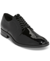 Cole Haan Men's Modern Essentials Lace Up Plain Toe Derby Dress Shoes In Black Patent