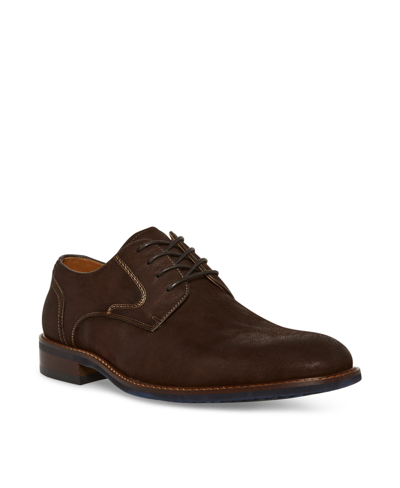 Steve Madden Men's Bannon Lace-up Oxfords In Brown Nubuck