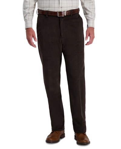 HAGGAR MEN'S CLASSIC-FIT STRETCH CORDUROY PANTS