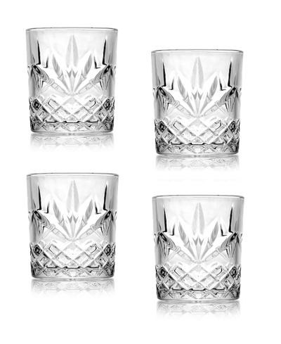 Godinger Shannon Double Old-fashioned Glasses, Set Of 4 In Clear