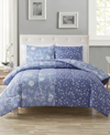 KEECO MADDIE FLORAL REVERSIBLE 3-PIECE COMFORTER SET, CREATED FOR MACY'S