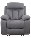 ABBYSON LIVING FLETCHER 38.5" STAIN-RESISTANT POLYESTER RECLINING CHAIR