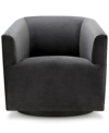 ABBYSON LIVING CLAIRE 31.5" VELVET FABRIC CHAIR