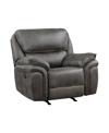Homelegance White Label Fleming 45" Rocker Reclining Chair In Gray