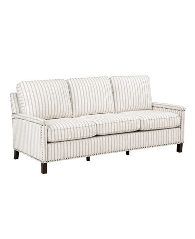 Homelegance White Label Sidney 78" Sofa In Beige And Gray