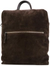 MARSÈLL MARSÈLL STRUCTURED BACKPACK - BROWN,MB0323534612162822