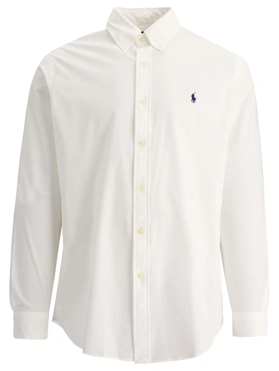 Polo Ralph Lauren Classic Long Sleeve Shirt In White