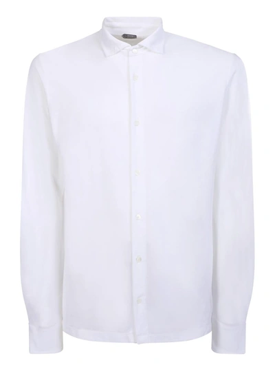 Zanone White Cotton Shirt