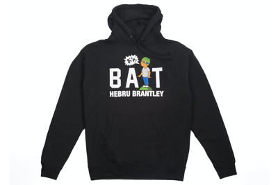 Pre-owned Bait X Hebru Brantley Shout Logo Hoodie Black