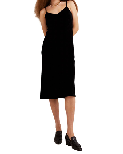 Boden Gathered Jersey Midi Dress Black Women