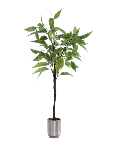 Safavieh Faux Eucalyptus Potted Tree In White