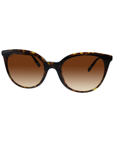 Versace Ve 4404 108/74 55mm Womens Round Sunglasses In Brown