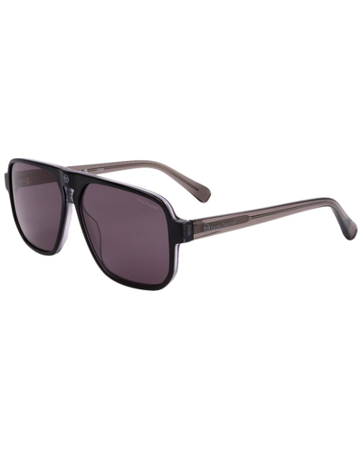 Sergio Tacchini Unisex St5020 57mm Sunglasses In Black