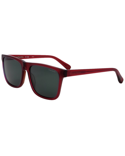 Sergio Tacchini Unisex St5021 56mm Sunglasses In Red