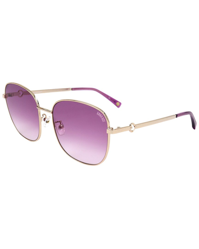 Anna Sui Women's As2202 59mm Sunglasses In Gold