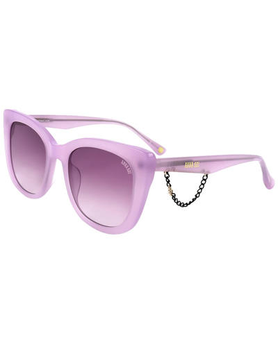 Anna Sui Women's As2209 56mm Sunglasses In Purple