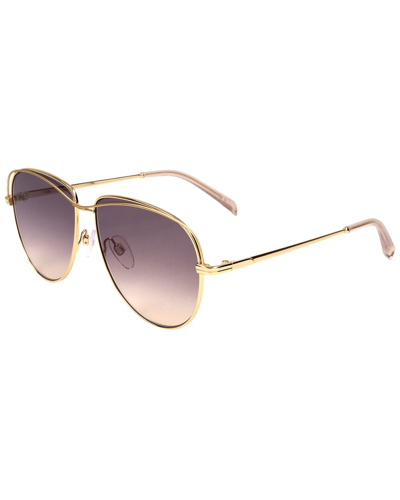 Maje Women's Mj7009 55mm Sunglasses In Gold