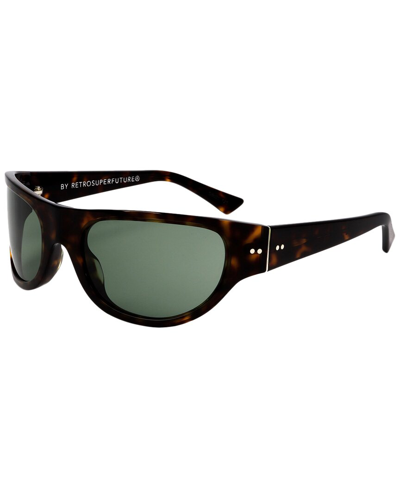 Retrosuperfuture Dnu  Unisex Reed 58mm Sunglasses In Brown