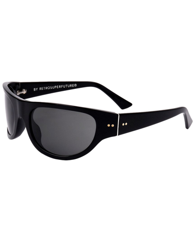 Retrosuperfuture Unisex Reed 58mm Sunglasses In Black