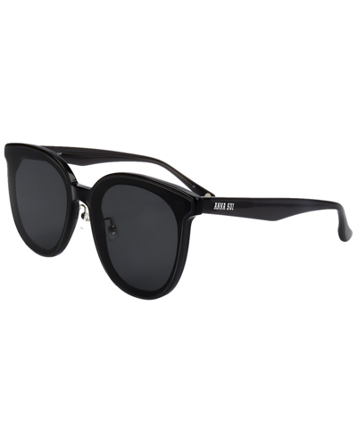 Anna Sui Women's As2210 66mm Sunglasses In Black