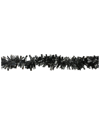 Northlight Wide Cut Black Halloween Tinsel Garland