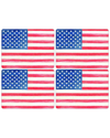 PIMPERNEL PIMPERNEL AMERICAN FLAG SET OF 4 PLACEMATS