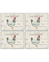 Pimpernel On The Farm Placemats Set Of 4 In Multi