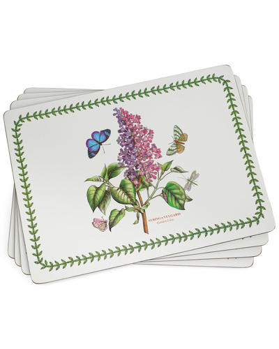Pimpernel Botanic Garden Placemats Set Of 4 In White