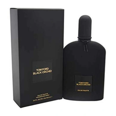 Tom Ford Ladies Black Orchid Edt Spray 3.4 oz Fragrances 888066149068 In Black / Orchid / White