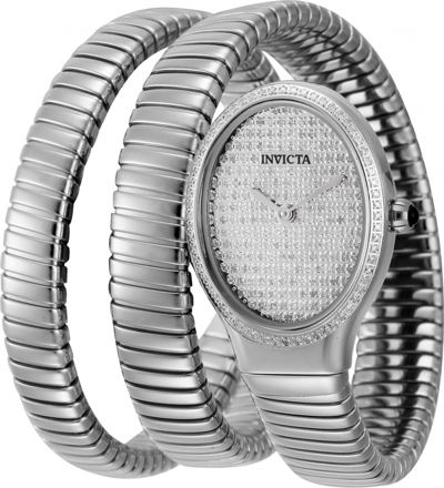 Invicta Mayamar Quartz Diamond Ladies Watch 44505 In Rhodium