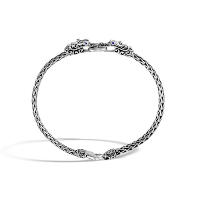 John Hardy Legends Naga Sterling Silver Station Bracelet - Bbs651041bspxm In Silver-tone