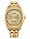 Citizen Eco-drive Men's Peyten Gold-tone Stainless Steel Bracelet Watch 41mm In Champagne / Gold Tone