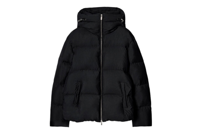 Pre-owned Off-white Zip-fastening Padded Jacket Black