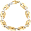 Pompeii3 Men's Link 14k Gold (43gram) Or Platinum (70gram) 11mm Bracelet 8.5" In Gold