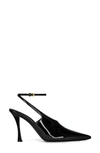 Givenchy Patent Leather Slingback Pumps In Black