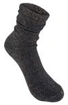 HIGH HEEL JUNGLE GLITTERATI SPARKLE COTTON BLEND CREW SOCKS