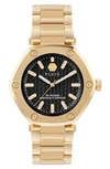 Philipp Plein The Hexagon Bracelet Watch In Ip Yellow Gold