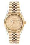 Philipp Plein Date Superlative Bracelet Watch Woman Wrist Watch Gold Size Onesize Stainless Steel In Ip Yellow Gold