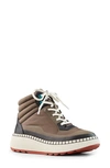 Cougar Savant Waterproof High Top Sneaker In Loden