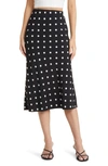 Madewell The Layton Midi Slip Skirt In True Black