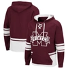 Colosseum Maroon Mississippi State Bulldogs Lace Up 3.0 Pullover Hoodie In Maroon