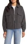 BEACHLUNCHLOUNGE DOUBLE FACE CROP JACKET