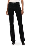 Kut From The Kloth Natalie High Rise Fab Ab Bootcut Jean In Black In Black