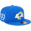 Shop New Era Royal Los Angeles Rams Camo Undervisor 59fifty Fitted Hat