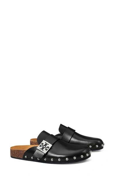 Tory Burch Mellow Studded Mule In Black  