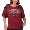 G-iii 4her By Carl Banks Cardinal Arizona Cardinals Plus Size Linebacker T-shirt In Cardinal