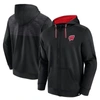 Fanatics Branded Black Wisconsin Badgers Power Index Full-zip Hoodie In Black