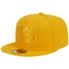 New Era Gold Cincinnati Bengals Color Pack 59fifty Fitted Hat In Gold