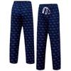 Concepts Sport Navy New England Patriots Gauge Allover Print Sleep Pants In Navy