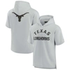 Fanatics Signature Unisex  Gray Texas Longhorns Super Soft Fleece Short Sleeve Pullover Hoodie In Gray